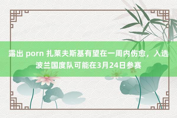 露出 porn 扎莱夫斯基有望在一周内伤愈，入选波兰国度队可